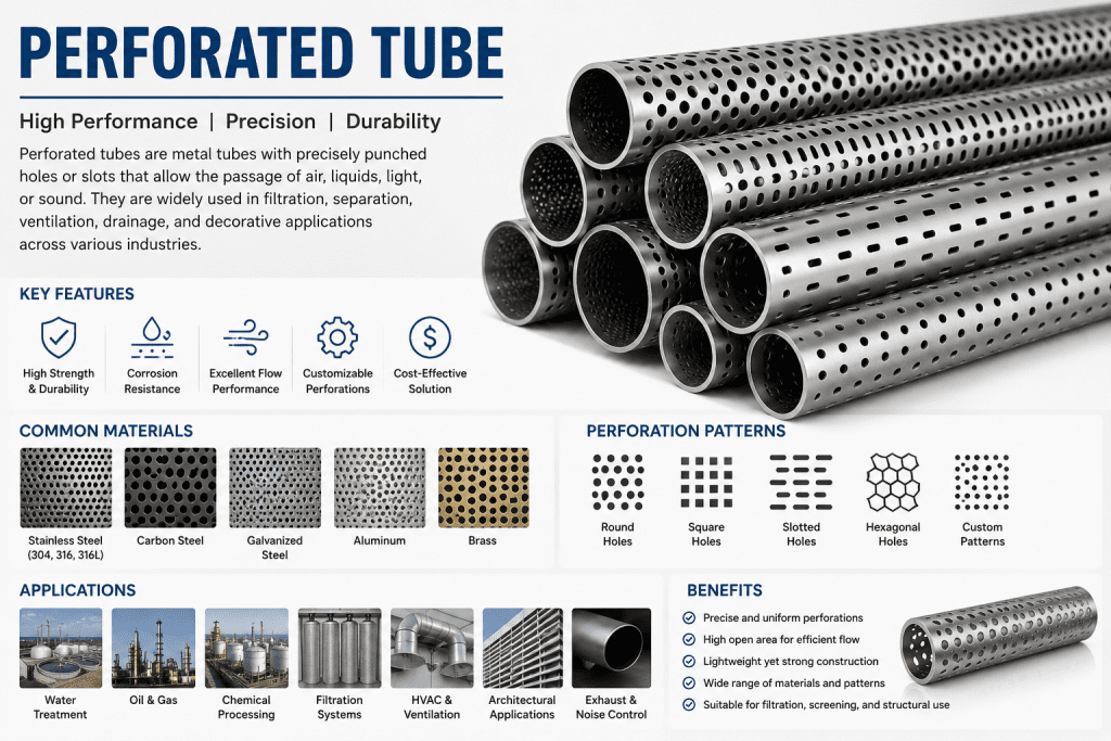 Perforated Tubes: Types, Materials, Applications, and Benefits