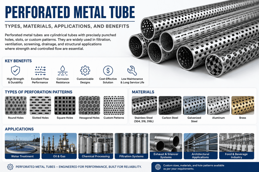 Perforated Metal Tube