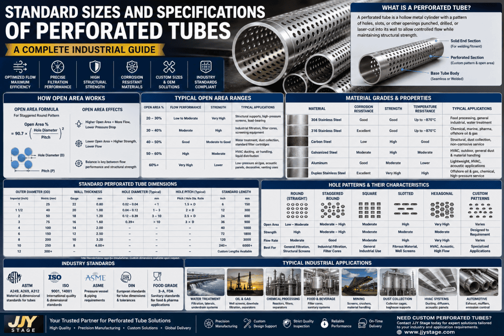 Perforated Tube Sizes