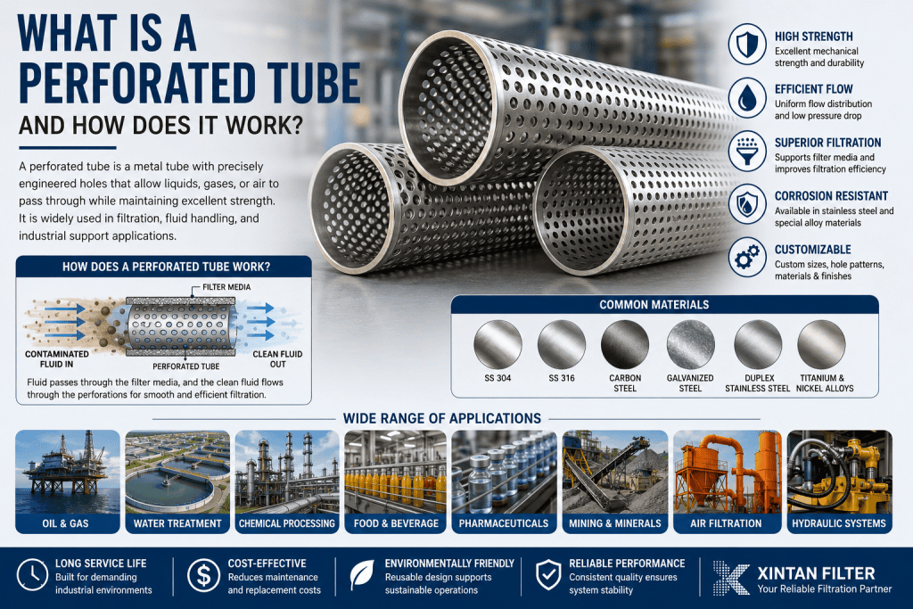 what is a perforated tube