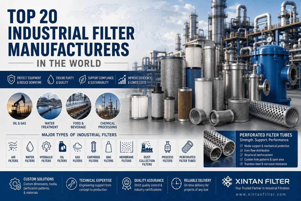 Top 20 Industrial Filter Manufacturers in the World