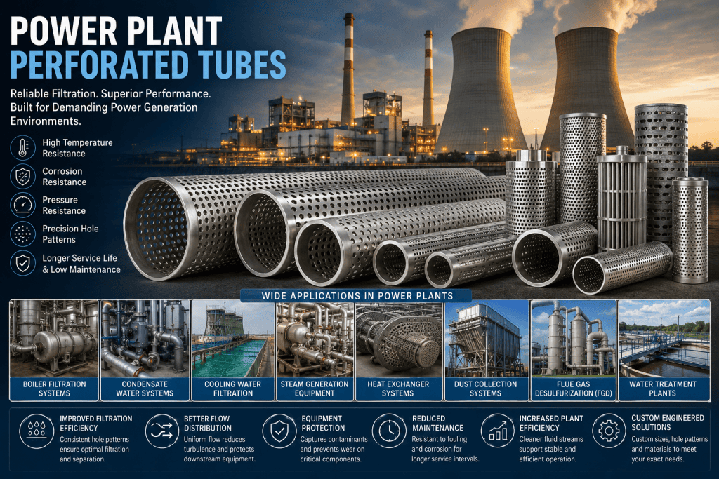Power Plant Perforated Tube