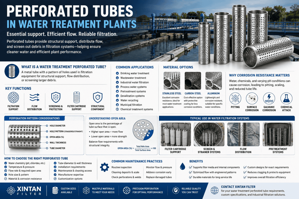 Water Treatment Perforated Tube