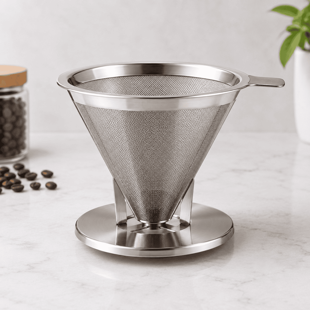 Stainless Steel Cone Filter Dripper Works